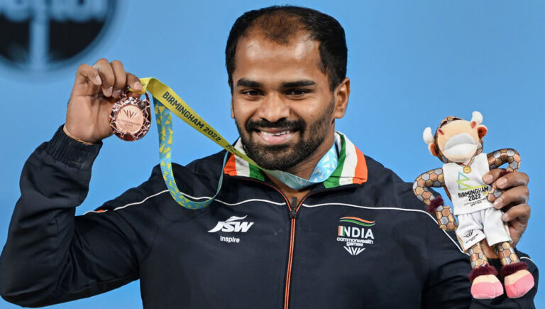 ਗੁਰੂਰਾਜਾ ਪੁਜਾਰੀ ਨੇ ਵੇਟਲਿਫਟਿੰਗ ’ਚ ਇੰਡੀਆ ਨੂੰ ਦਿਵਾਇਆ ਕਾਂਸੀ ਦਾ ਤਗ਼ਮਾ