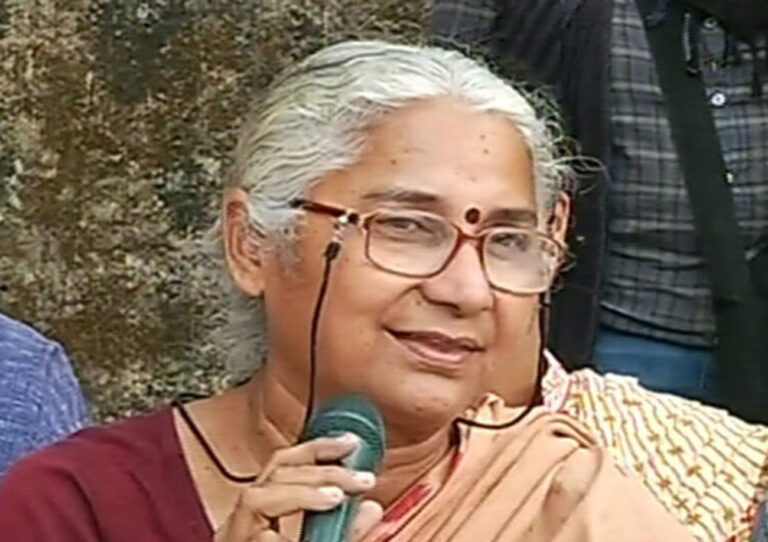 ਨਰਮਦਾ ਬਚਾਓ ਅੰਦੋਲਨ ਦੀ ਆਗੂ ਮੇਧਾ ਪਾਟਕਰ ਖ਼ਿਲਾਫ਼ ਧੋਖਾਧੜੀ ਦਾ ਮਾਮਲਾ ਦਰਜ