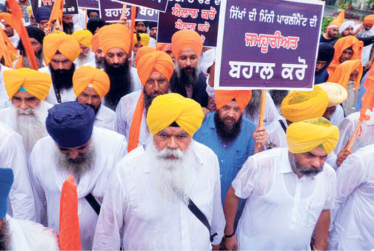 ਸ਼੍ਰੋਮਣੀ ਕਮੇਟੀ ਚੋਣਾਂ ਨਾ ਕਰਵਾਉਣ ਦੇ ਰੋਸ ਵਜੋਂ ਪੰਥਕ ਅਕਾਲੀ ਲਹਿਰ ਵੱਲੋਂ ਮਾਰਚ