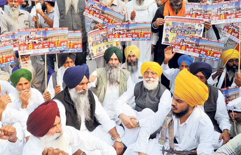 ਸ਼੍ਰੋਮਣੀ ਕਮੇਟੀ ਦੀਆਂ ਜਨਰਲ ਚੋਣਾਂ ਕਰਵਾਉਣ ਲਈ ਧਰਨਾ