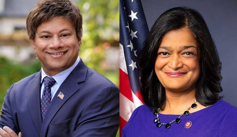 ਸ਼੍ਰੀ ਥਾਣੇਦਾਰ ਅਤੇ ਪ੍ਰਮਿਲਾ ਜੈਪਾਲ ਅਮਰੀਕਾ ਦੇ ਹਾਊਸ ਆਫ ਰਿਪਰਜ਼ੈਂਟੇਟਿਵ ਦੀ ਚੋਣ ਜਿੱਤੇ