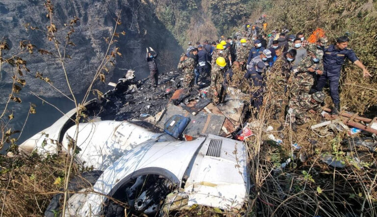 ਨੇਪਾਲ ‘ਚ 72 ਯਾਤਰੀਆਂ ਵਾਲਾ ਜਹਾਜ਼ ਕਰੈਸ਼, 68 ਮੌਤਾਂ