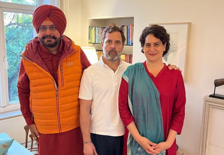 ਰਾਹੁਲ ਤੇ ਪ੍ਰਿਯੰਕਾ ਗਾਂਧੀ ਨੂੰ ਮਿਲੇ ਨਵਜੋਤ ਸਿੰਘ ਸਿੱਧੂ