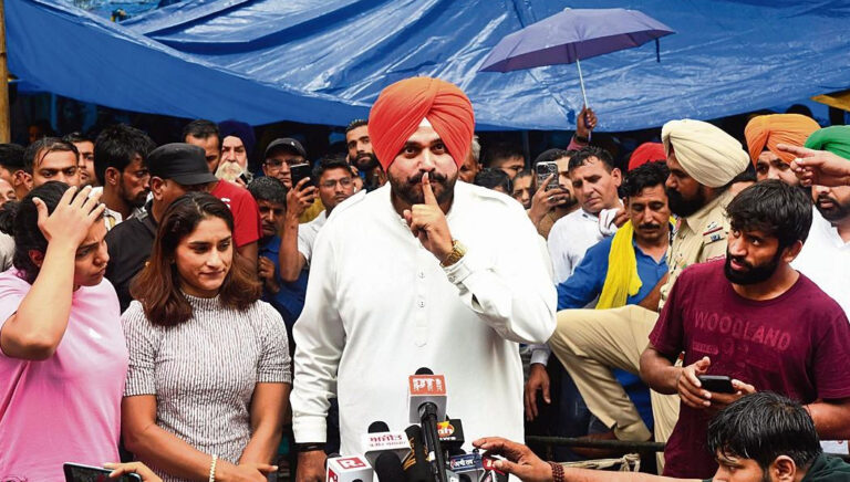 ਬ੍ਰਿਜ ਭੂਸ਼ਣ ਨੂੰ ਗ੍ਰਿਫ਼ਤਾਰ ਨਾ ਕਰਨ ‘ਤੇ ਨਵਜੋਤ ਸਿੱਧੂ ਨੇ ਚੁੱਕੇ ਸਵਾਲ